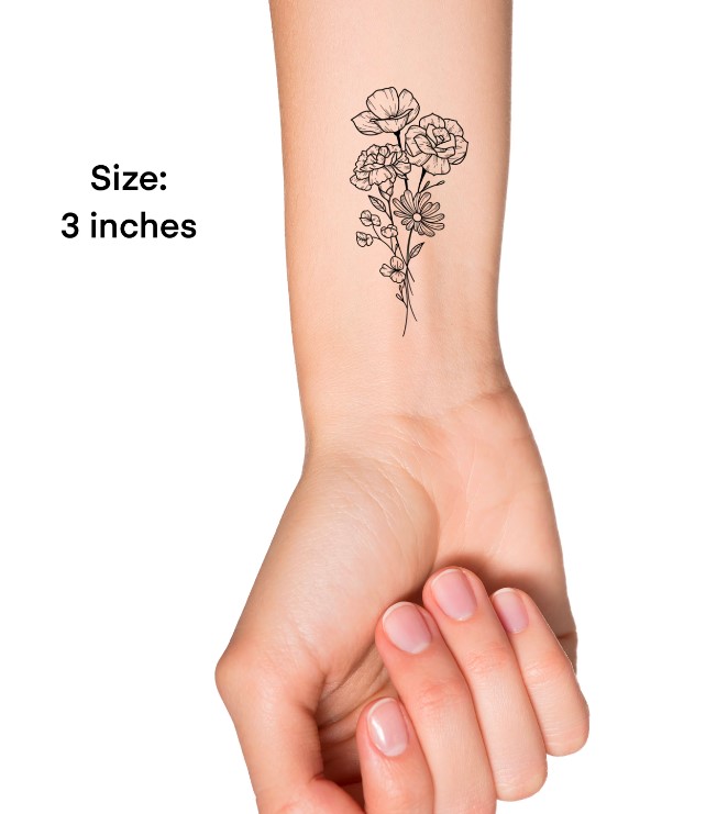3 inch tattoo price in india