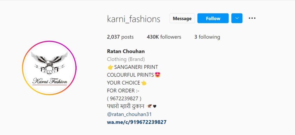 Ratan Chauhan karni_fashions